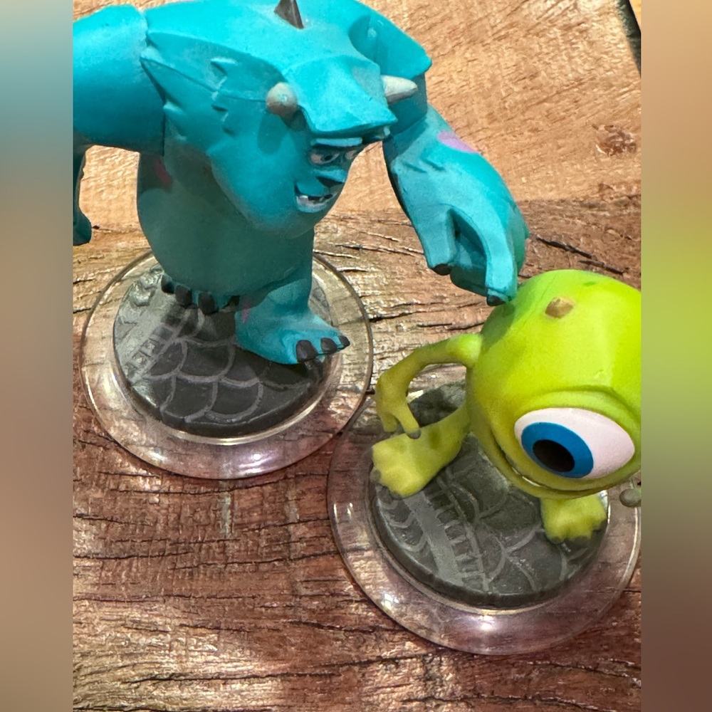 Disney Infinity Monster’s Inc Sully Mike Wazowski interactive characters figures - Picture 5 of 5